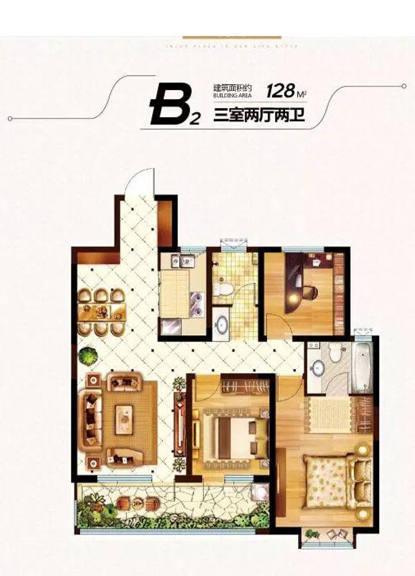 新城吾悦广场b2户型_新城吾悦广场户型图-临沂搜狐焦点网