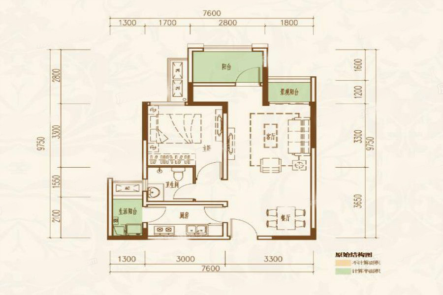 珠江城高层a户型_珠江城户型图-重庆搜狐焦点网