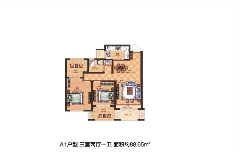 城投达昌府a1户型_城投达昌府户型图-湖州搜狐焦点网