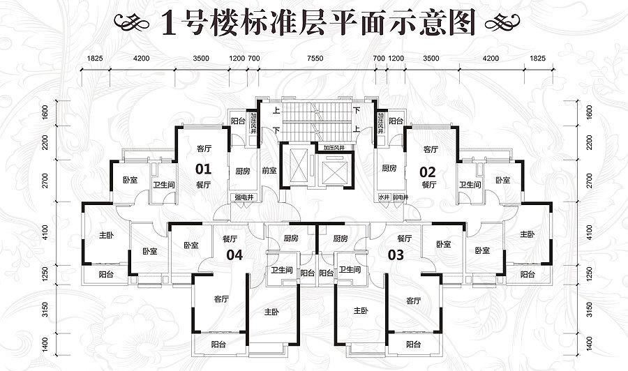 恒大名都1栋平面户型_恒大名都户型图-河源搜狐焦点网