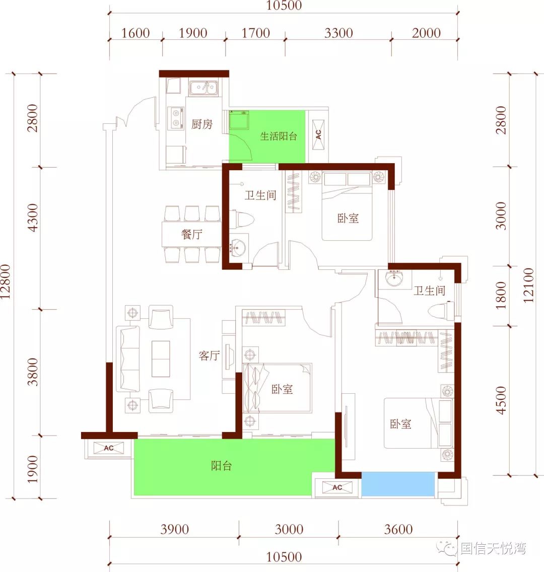 天悦湾3期d4_天悦湾3期户型图-德阳搜狐焦点网