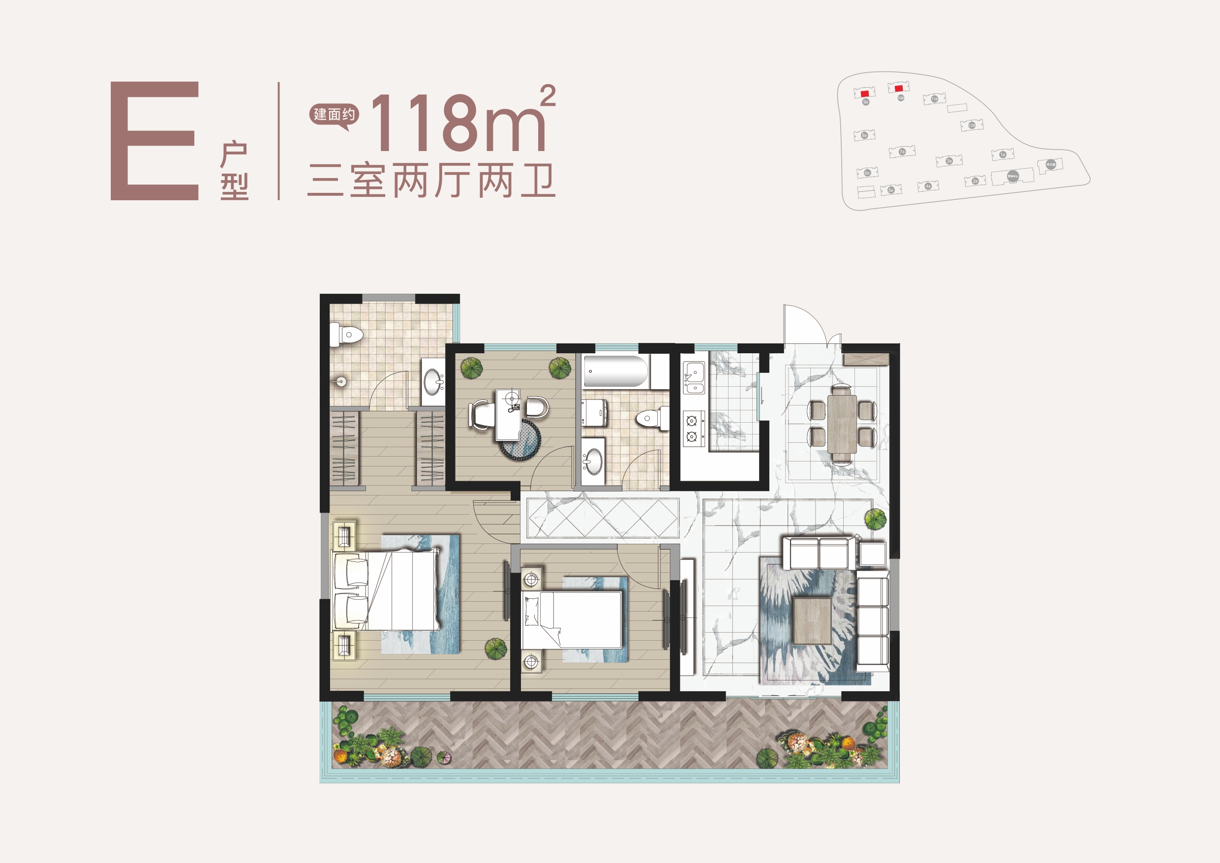 丽都水岸e户型_丽都水岸户型图-宿迁搜狐焦点网