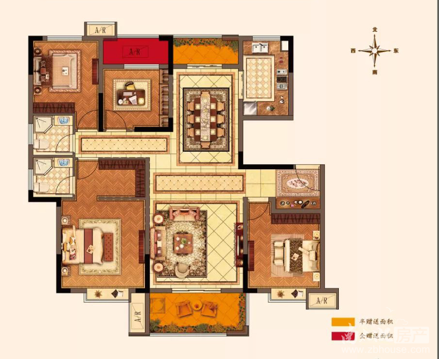 爱家·锦绣澜岸花园c户型_爱家·锦绣澜岸花园户型图-湖州搜狐焦点网