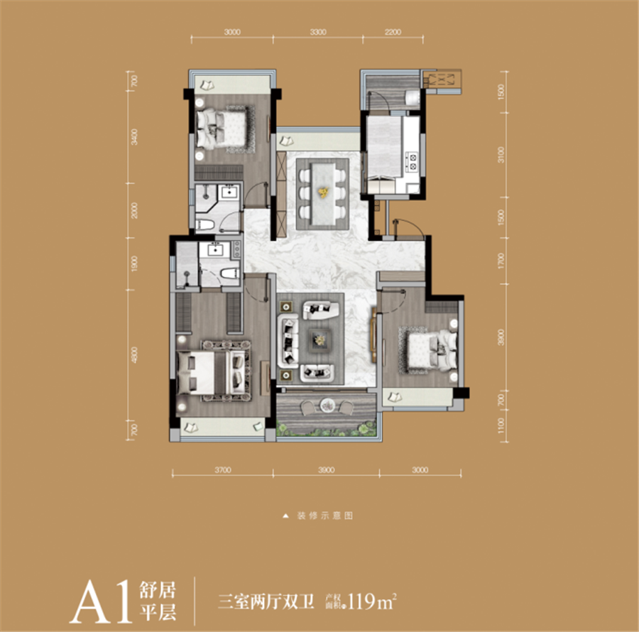 德商御府天骄(学府)a1_德商御府天骄(学府)户型图