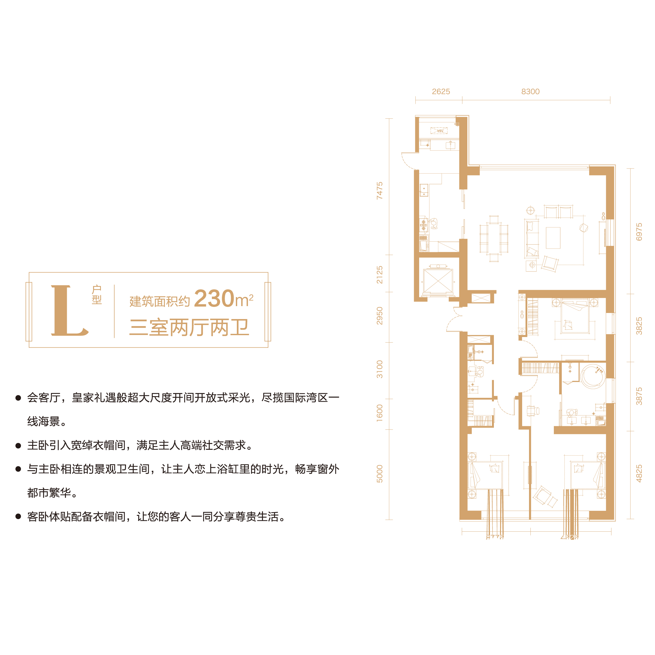 绿地达沃斯公馆230平方米_绿地达沃斯公馆户型图-大连