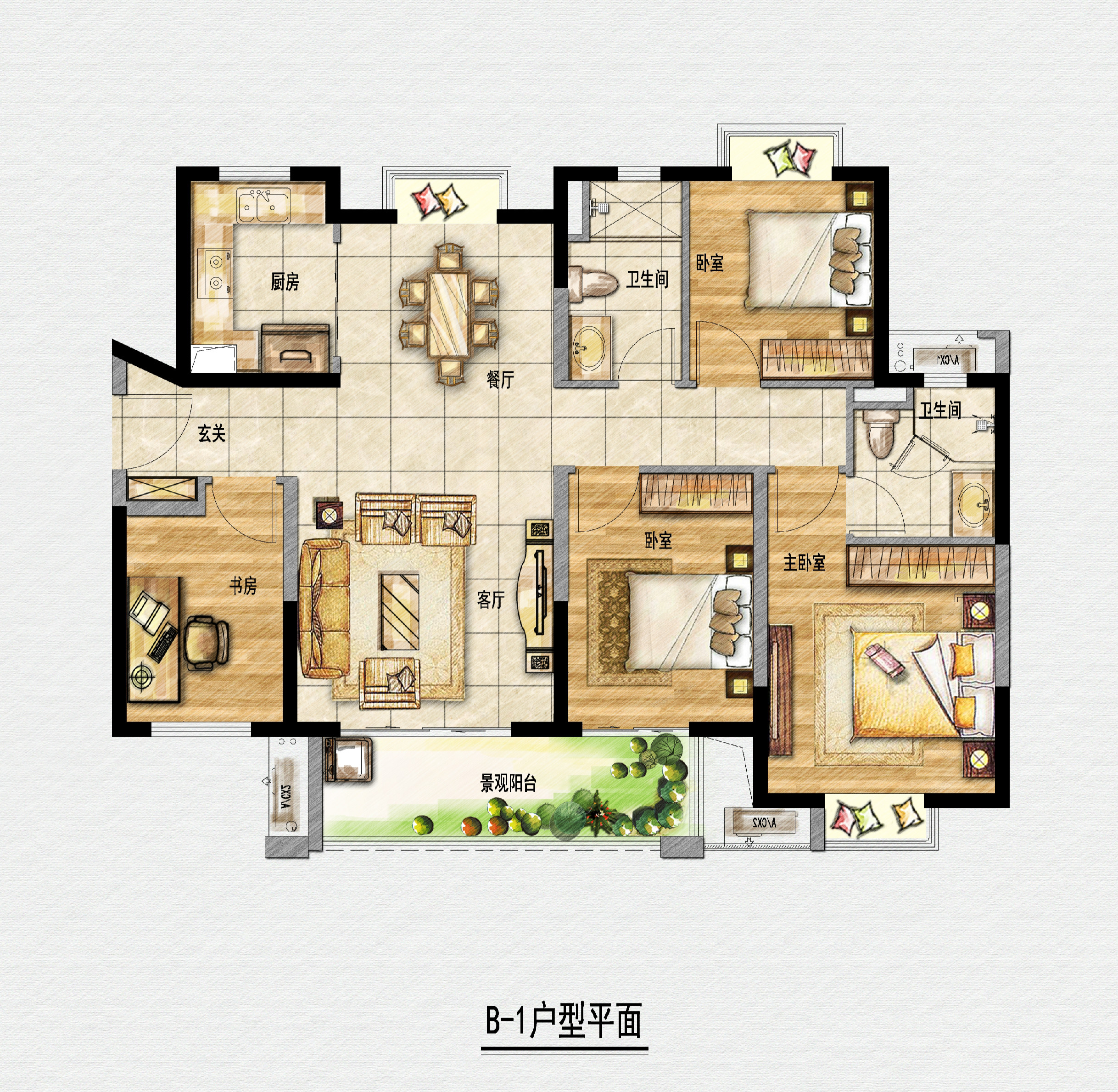 新城玺樾门第b1_新城玺樾门第户型图-东莞搜狐焦点网