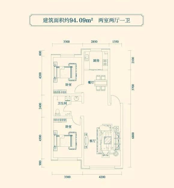 09㎡_尚品公馆户型图-齐齐哈尔搜狐焦点网