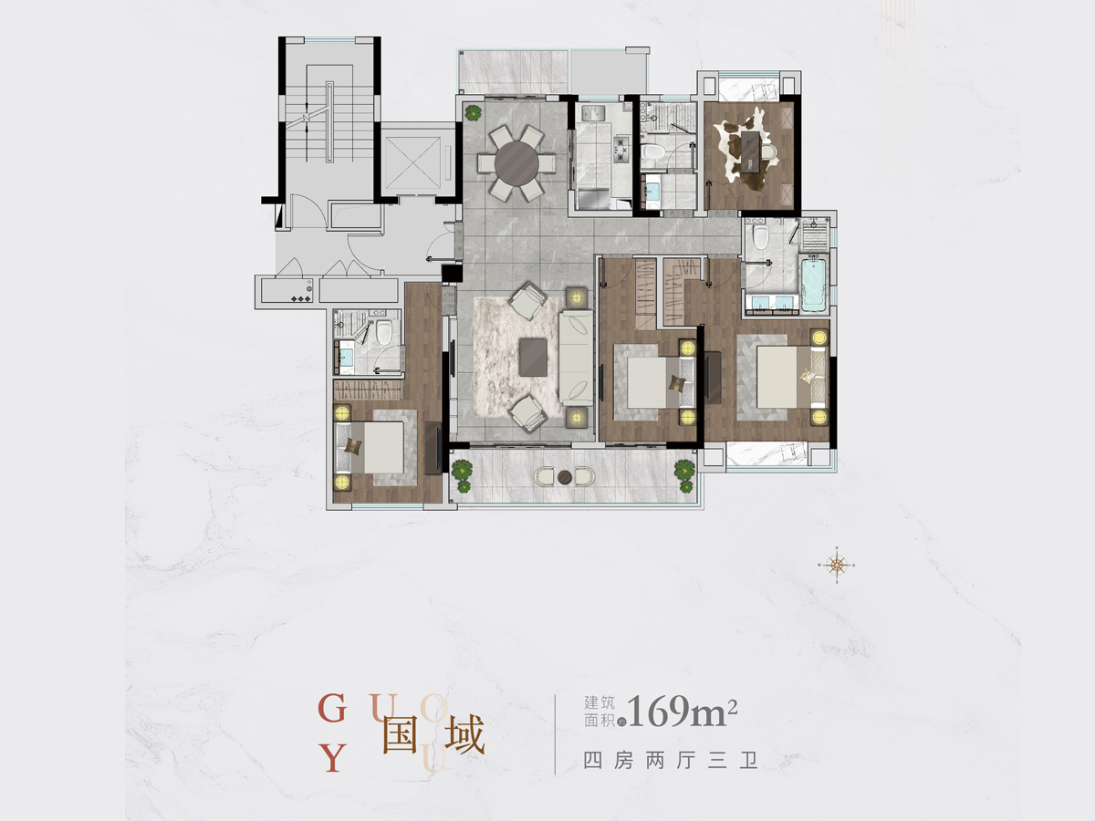 花语江南国域169㎡_花语江南户型图-常州搜狐焦点网