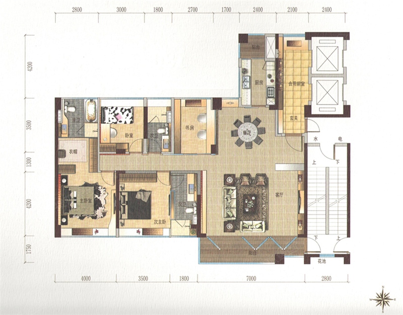 滨海御庭1座02_滨海御庭户型图-佛山搜狐焦点网