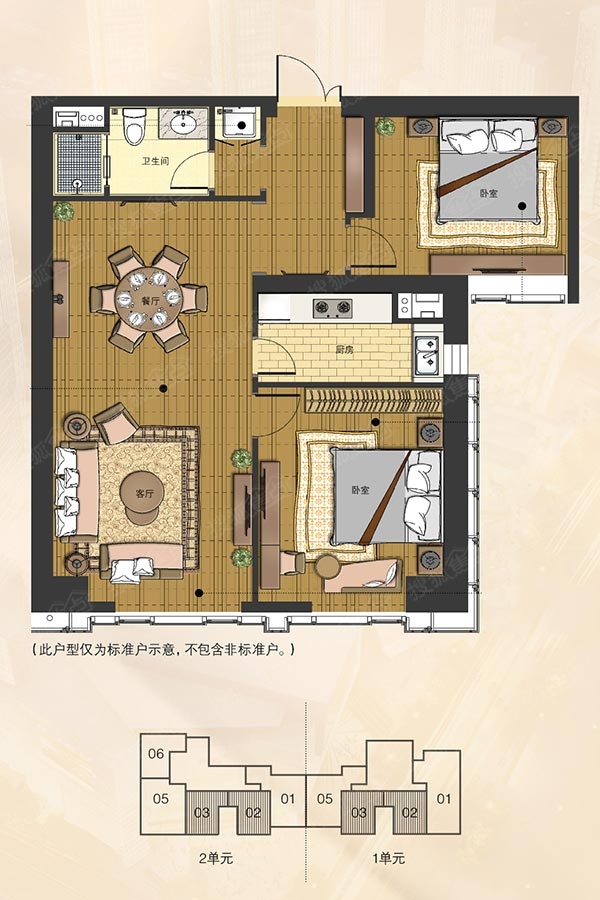 华润中心悦府7-1-02/03_华润中心悦府户型图-青岛搜狐焦点网