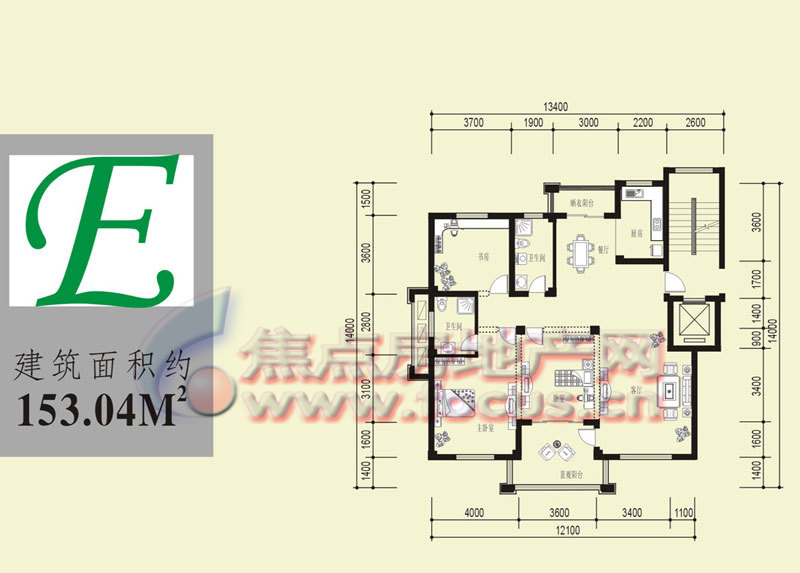 汇宇花园153.04平方米e-0室0厅0卫-153.0㎡