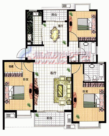 大华滨江雅苑大华公园世家梦公园(滨江雅苑)c2_大华滨江雅苑户型图