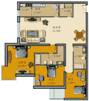 立恒名苑三居_立恒名苑户型图-北京搜狐焦点网