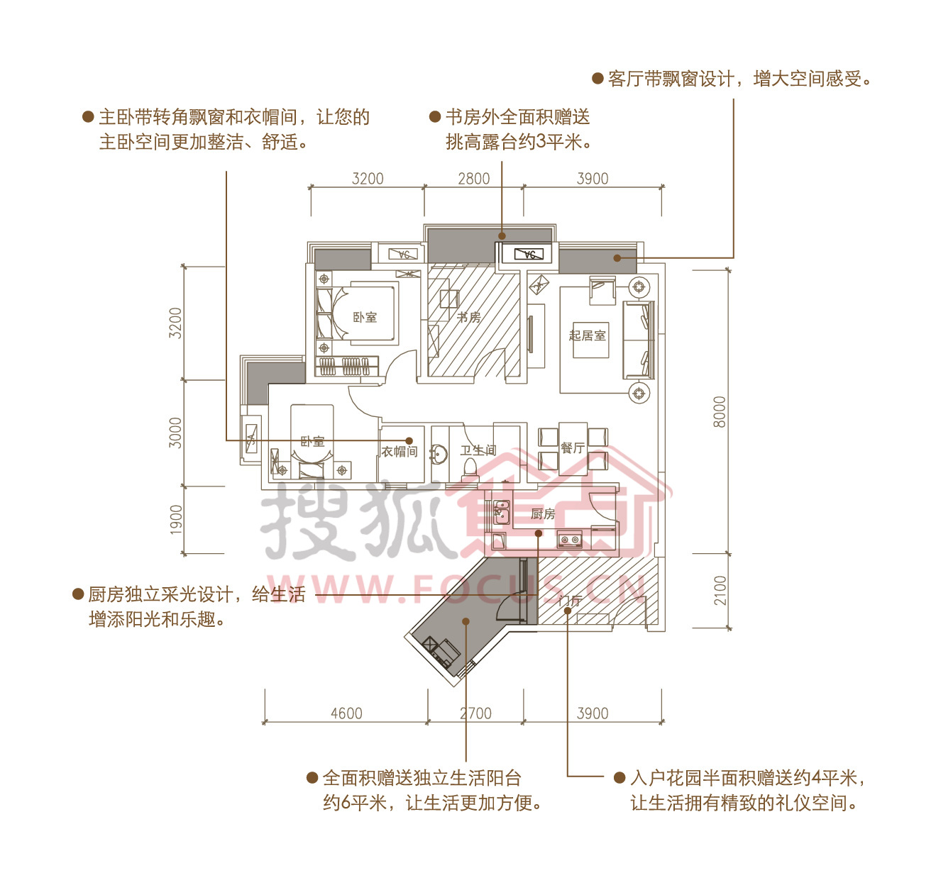 龙湖三千城c3_龙湖三千城户型图-成都搜狐焦点网