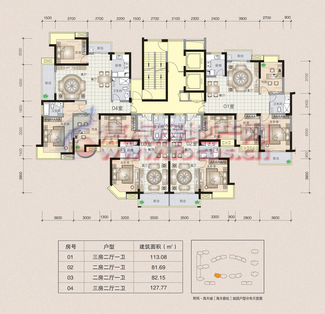 野风海天城海天城5#二单元户型_野风海天城户型图-杭州搜狐焦点网