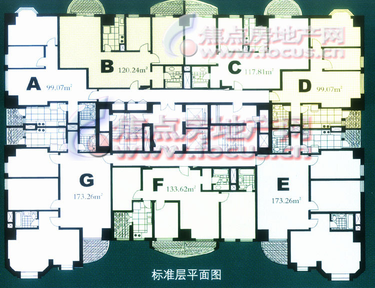 锦湖园公寓平面图-0室0厅0卫