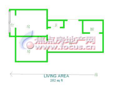 翰林苑翰林苑 80平米 两房一厅一卫_翰林苑户型图-武汉搜狐焦点网