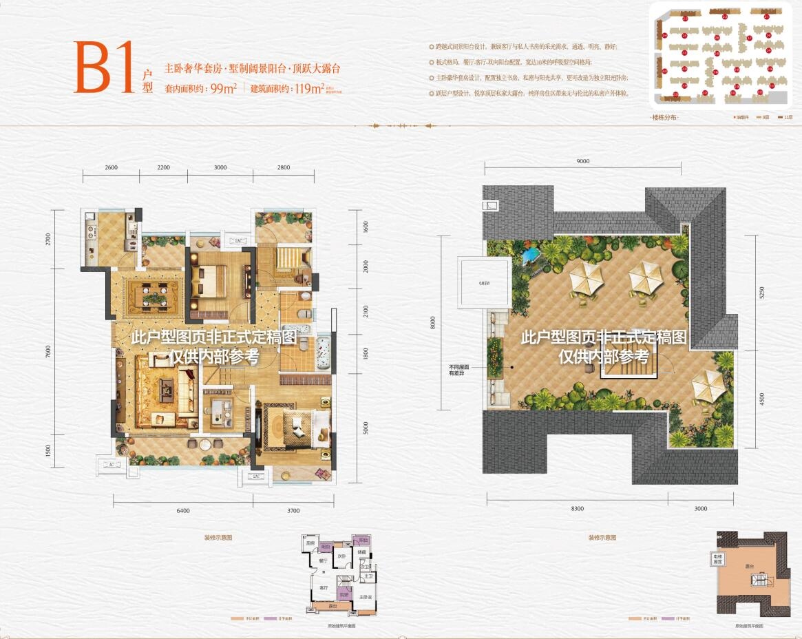 金科天宸八街区临街洋房b1_金科天宸户型图-重庆搜狐焦点网