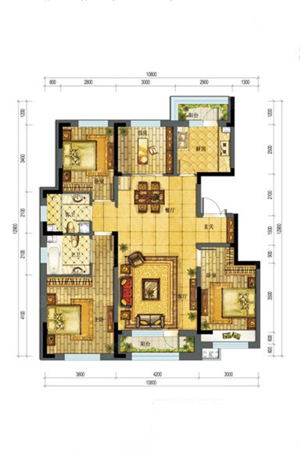 中国铁建花语城1/6/7#g_中国铁建花语城户型图-长春