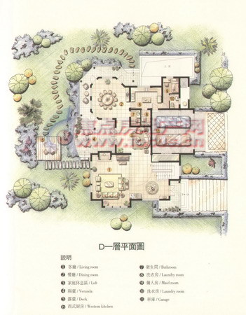 颖奕博园安亭颖奕高尔夫别墅d一层_颖奕博园户型图-上海搜狐焦点网