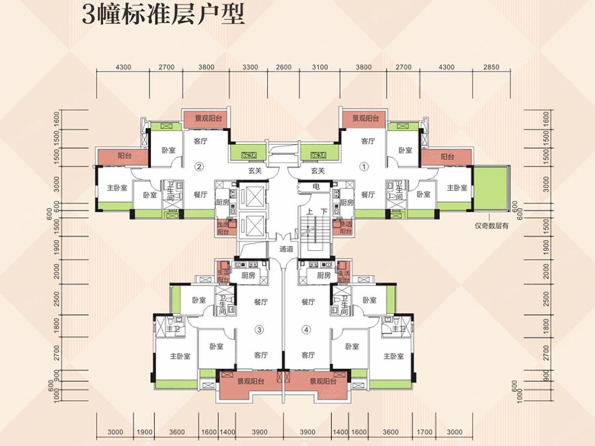 爱琴半岛3栋03_爱琴半岛户型图-中山搜狐焦点网