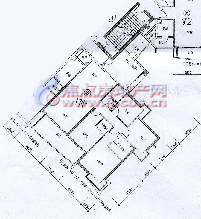 富力桃园富力桃园d1栋三层~二十三层01单元_富力桃园户型图-广州搜狐