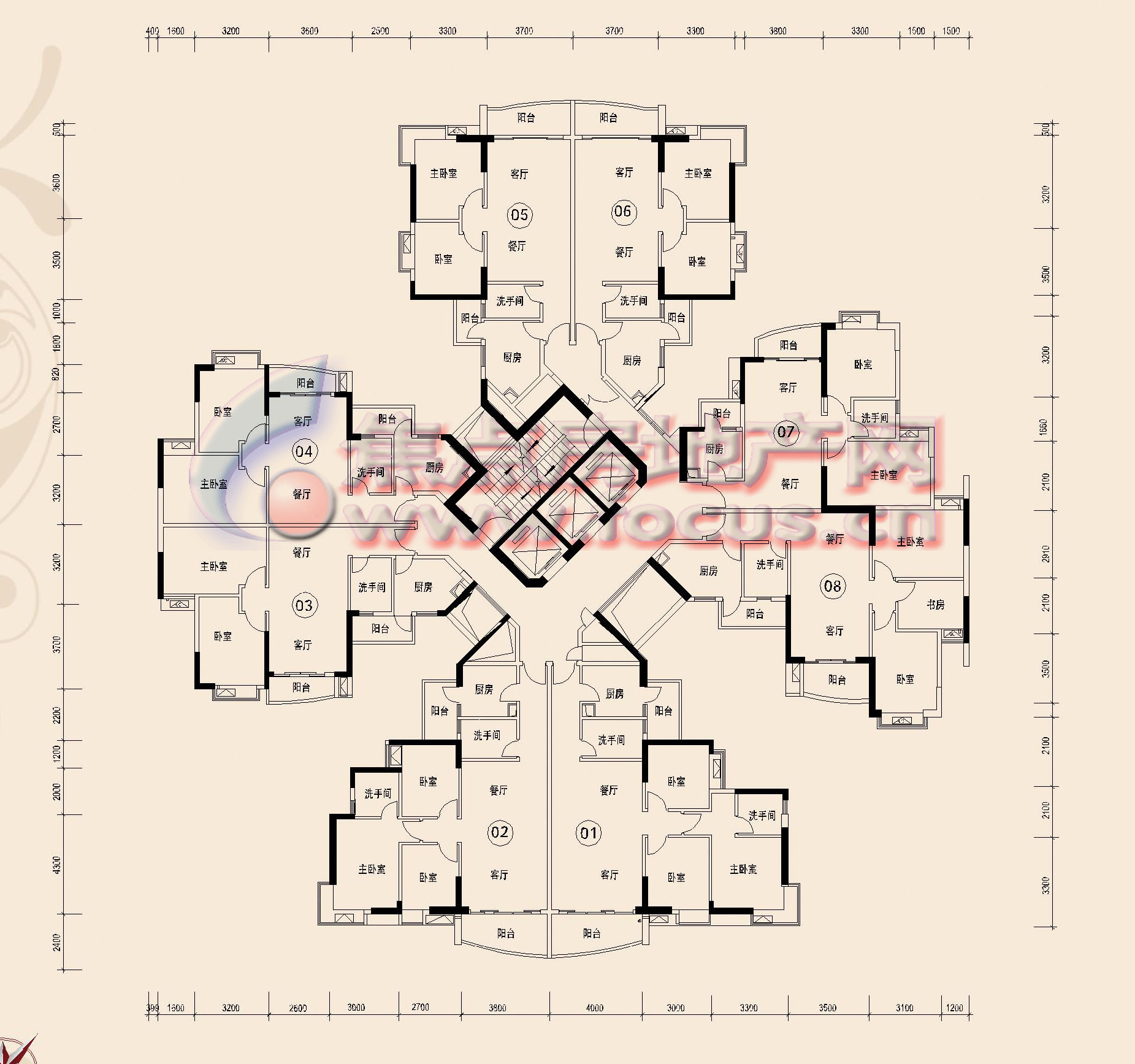 翠城花园翠城花园二期2栋6-30层平面_翠城花园户型图-广州搜狐焦点网