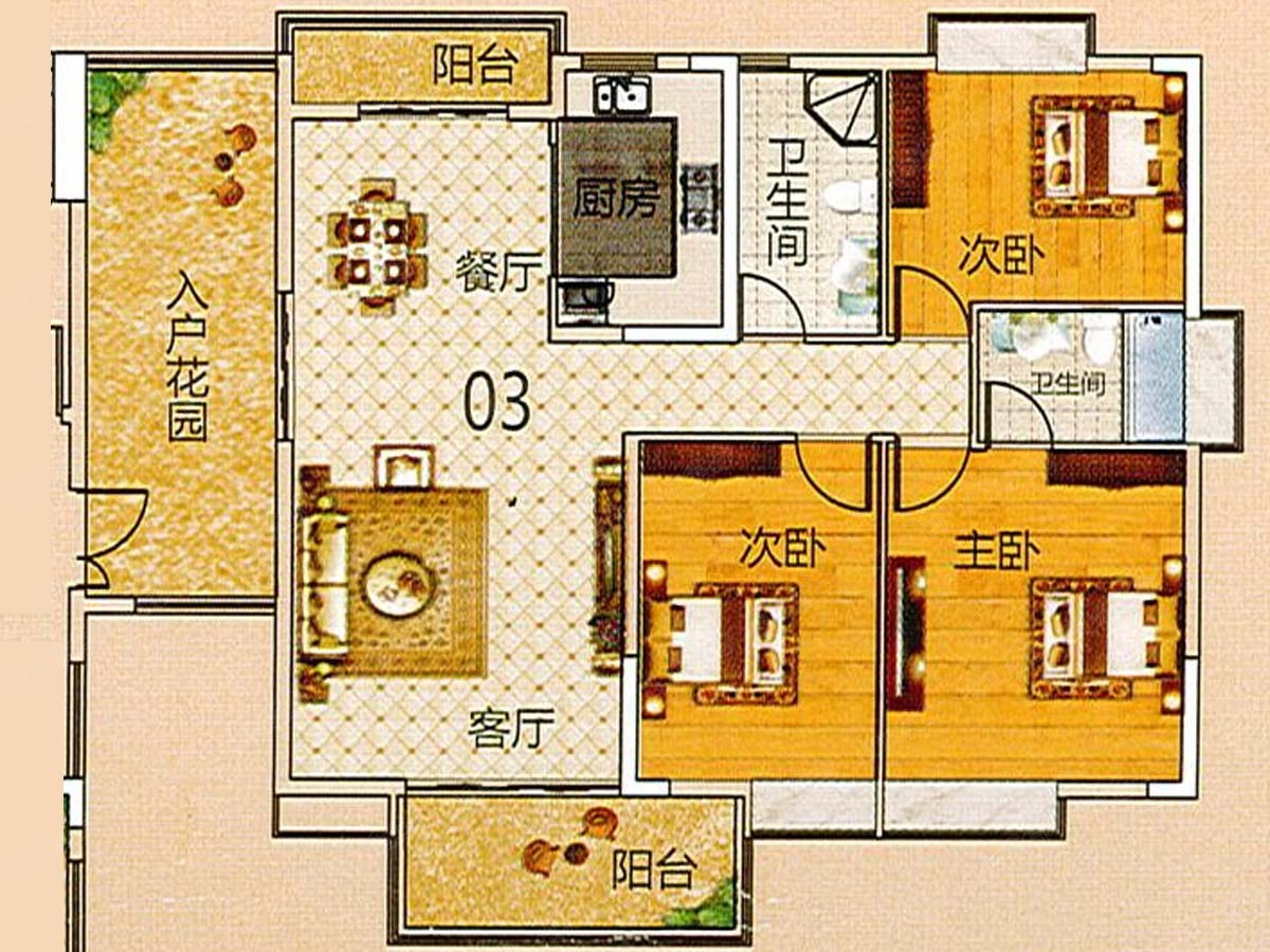 花都凤凰御景e栋03_花都凤凰御景户型图-广州搜狐焦点网