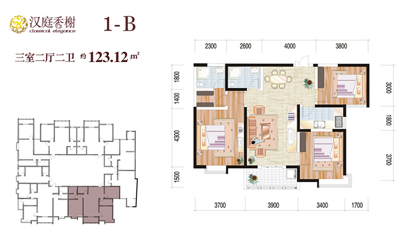 汉庭香榭1-b_汉庭香榭户型图-西安搜狐焦点网