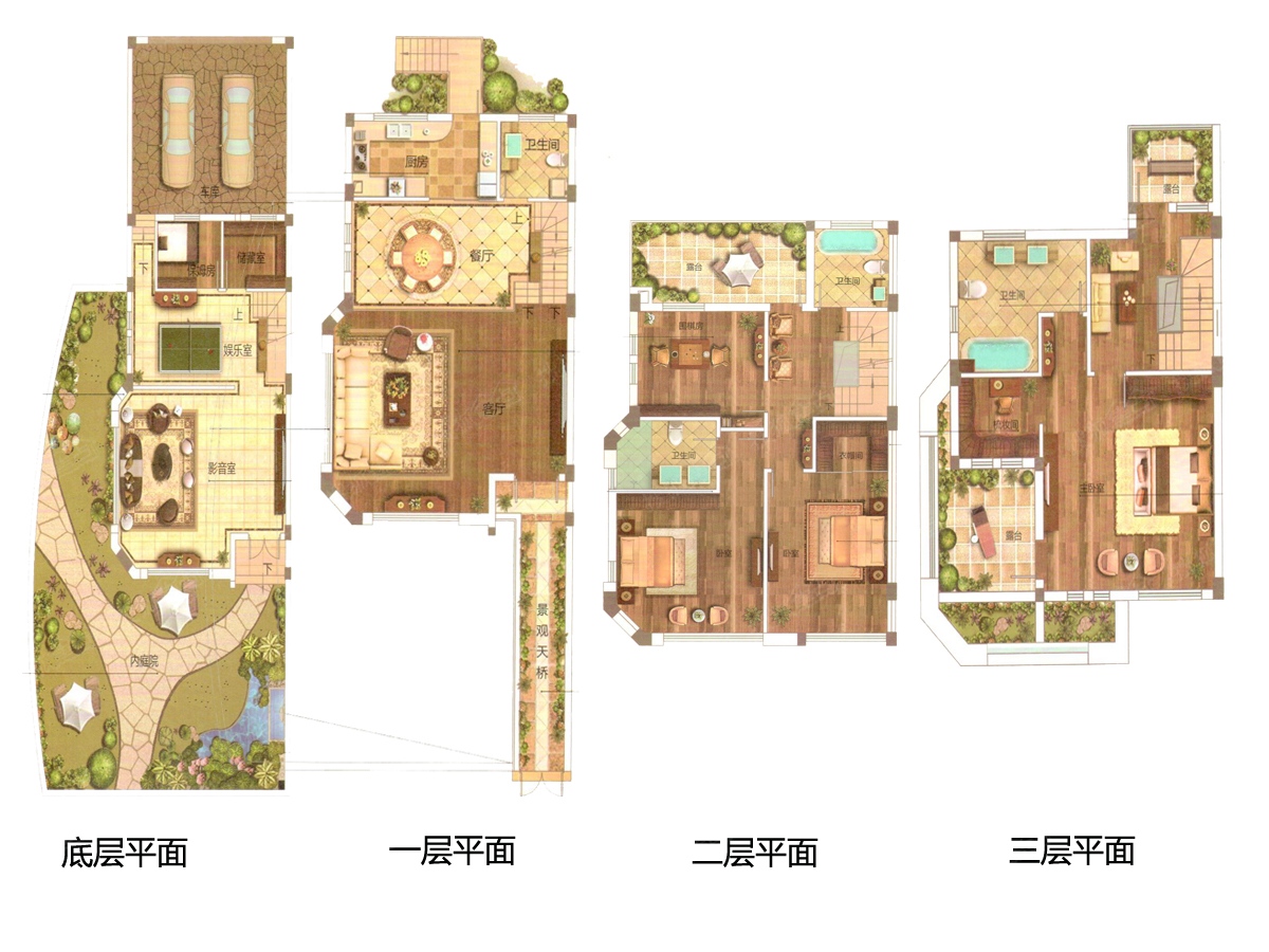 华成天地墅园首府380方御墅_华成天地墅园首府户型图-杭州搜狐焦点网