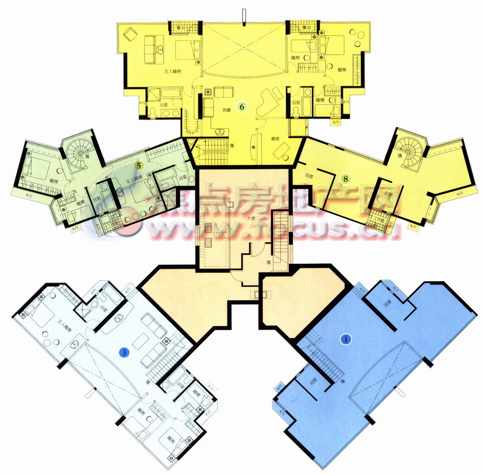 嘉和苑嘉和苑2,5座f梯22层平面(复式二层)_嘉和苑户型图-广州搜狐焦点