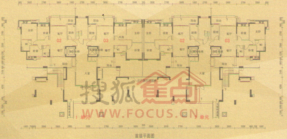 碧桂园柏丽湾2号楼j415首层平面图户型_碧桂园柏丽湾户型图-东莞搜狐