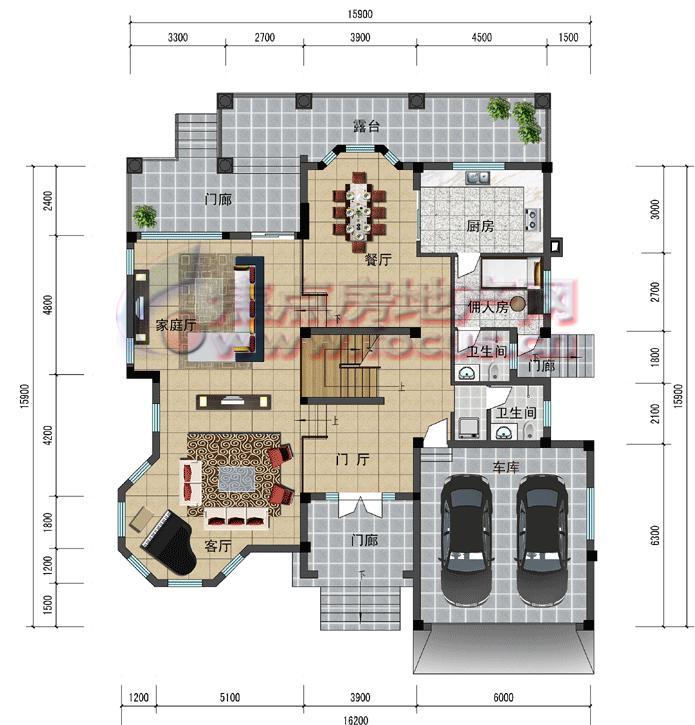 丝宝龙台一期听涛观海独栋别墅dt-4 一层_丝宝龙台图