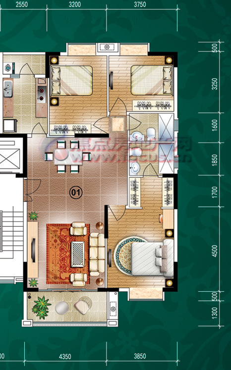 阅林街34号(自编12栋2梯)01单元_保利林海山庄户型图-广州搜狐焦点网