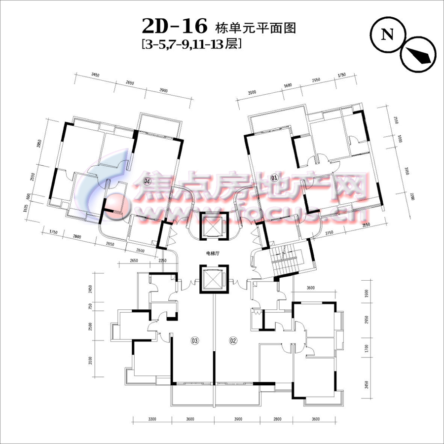 岭南新世界2007金牌户型参选-岭南新世界倚湾园16栋