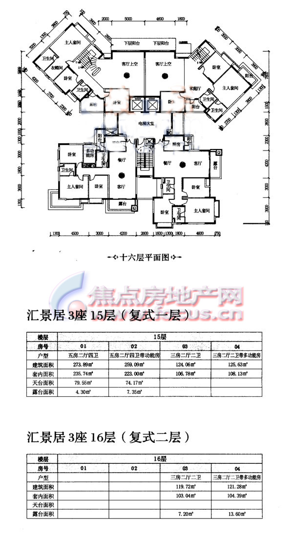 东骏豪苑汇景居3座16层_东骏豪苑户型图-东莞搜狐焦点网