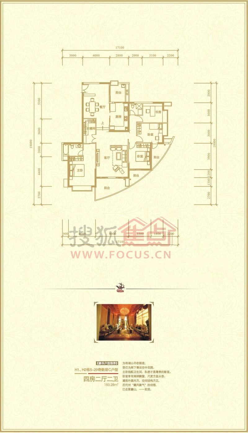 深业紫麟山深业紫麟山 栖麟阁c型_深业紫麟山户型图-深圳搜狐焦点网