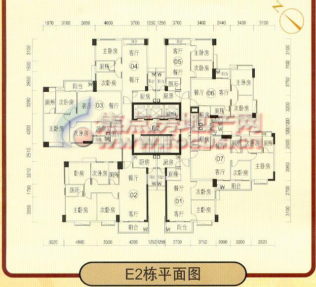 富力半岛花园富力半岛e2栋平面图_富力半岛花园户型图-广州搜狐焦点网