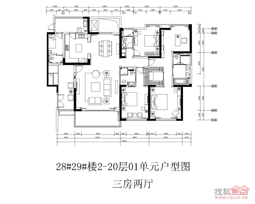 海峡国际社区a区三期29#楼9层01单元