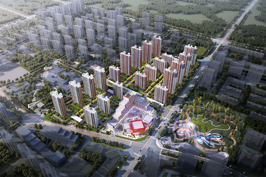 鲁商蓝岸新城临地铁8号线大盘施工进度曝光