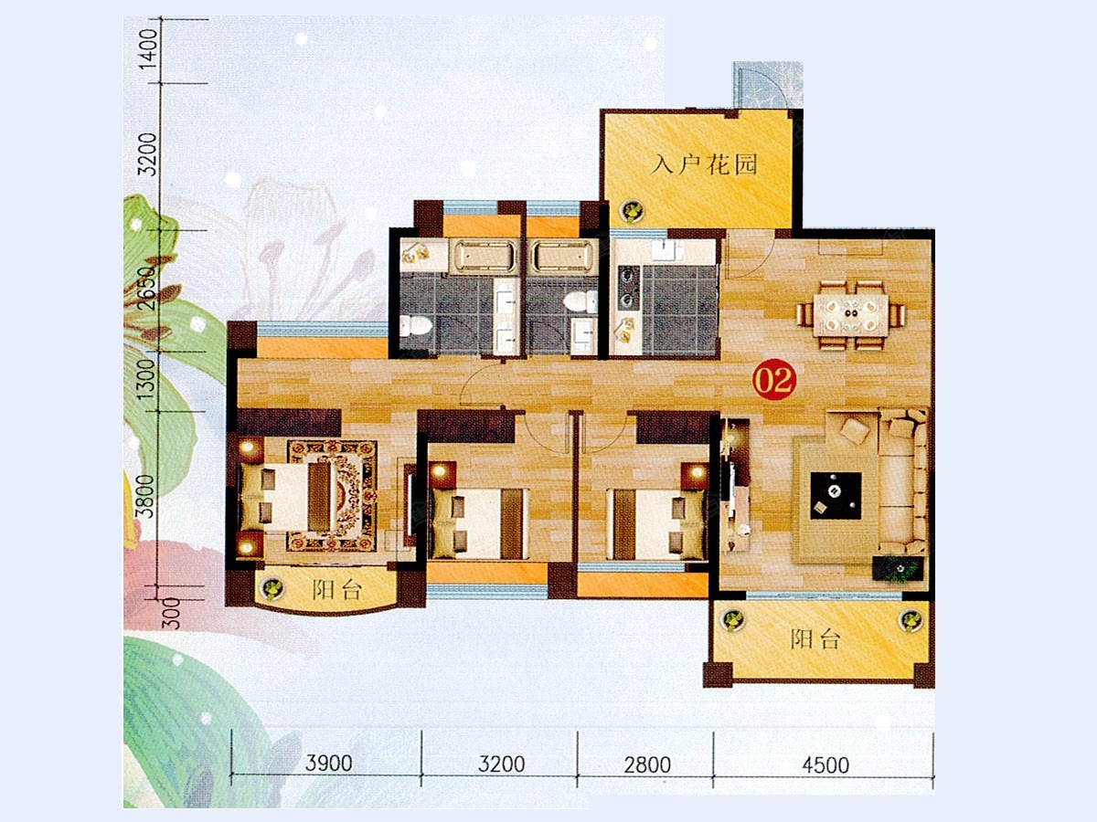 锦绣御景国际户型图图片