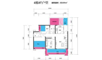 民大蓝海丽舍户型图