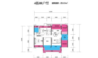 民大蓝海丽舍户型图