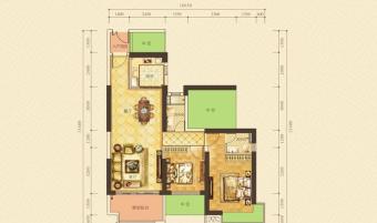 荣盛中央广场户型图