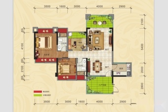 地标海东广场户型图