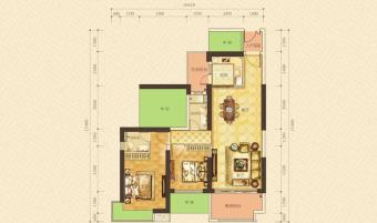 荣盛中央广场户型图