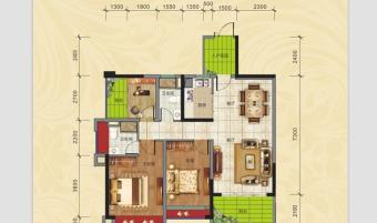 地标海东广场户型图