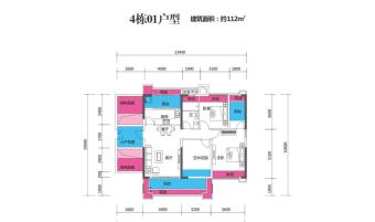 民大蓝海丽舍户型图