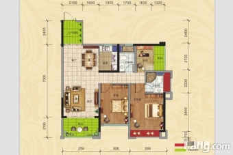 地标海东广场户型图