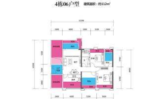 民大蓝海丽舍户型图